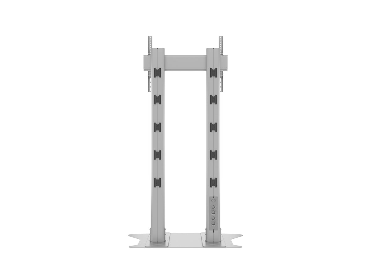 Multibrackets M 210 Dual Pillar Silver Heavy-Duty Floor Stand for 70"-110" Screens | 7350073732562 Floor Stand Multibrackets
