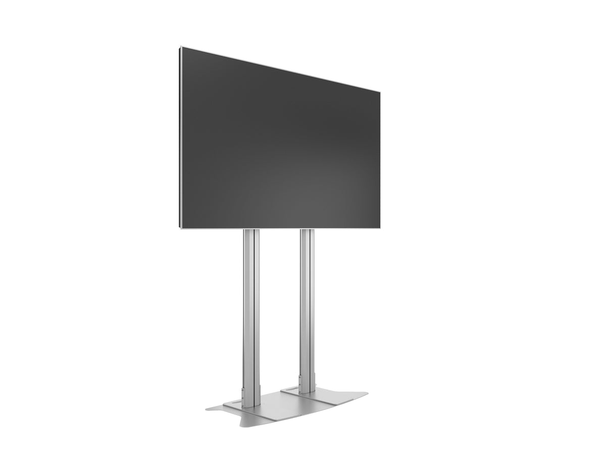 Multibrackets M 210 Dual Pillar Silver Heavy-Duty Floor Stand for 70"-110" Screens | 7350073732562 Floor Stand Multibrackets