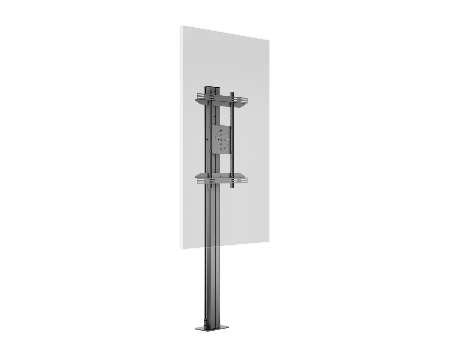 Multibrackets M 210 HD Single Black Floor Mount Stand for 55"-80" Screens | 7350105212239 Floor Stand Multibrackets