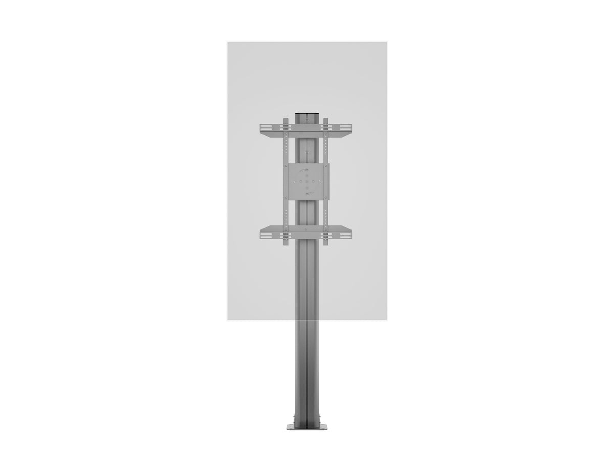 Multibrackets M 210 HD Single Black Floor Mount Stand for 55"-80" Screens | 7350105212239 Floor Stand Multibrackets