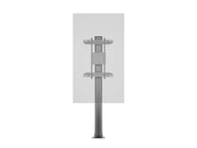 Multibrackets M 210 HD Single Black Floor Mount Stand for 55"-80" Screens | 7350105212239 Floor Stand Multibrackets