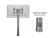 Multibrackets M 210 HD Single Black Floor Mount Stand for 55"-80" Screens | 7350105212239 Floor Stand Multibrackets