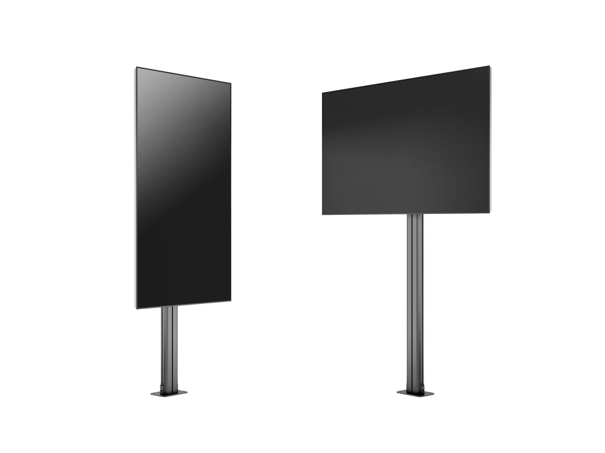 Multibrackets M 210 HD Single Black Floor Mount Stand for 55"-80" Screens | 7350105212239 Floor Stand Multibrackets