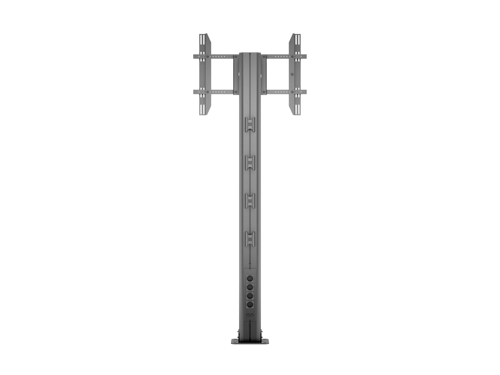 Multibrackets M 210 HD Single Black Floor Mount Stand for 55"-80" Screens | 7350105212239 Floor Stand Multibrackets