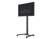 Multibrackets M 210 HD Single Black Mobile Floor Stand for 55"-80" Screens | 7350073735334 Floor Stand Multibrackets