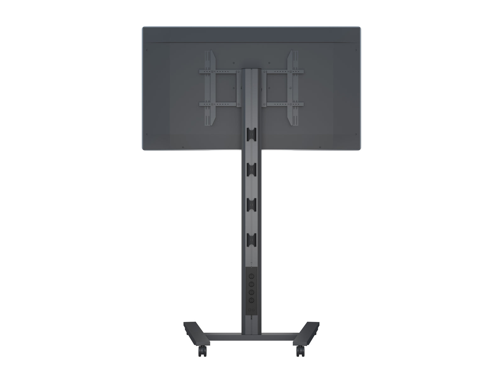 Multibrackets M 210 HD Single Black Mobile Floor Stand for 55"-80" Screens | 7350073735334 Floor Stand Multibrackets