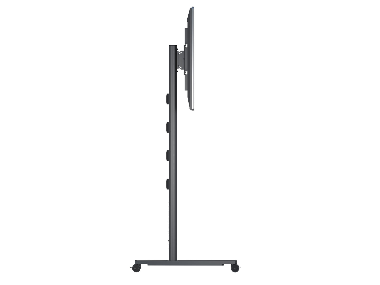 Multibrackets M 210 HD Single Black Mobile Floor Stand for 55"-80" Screens | 7350073735334 Floor Stand Multibrackets