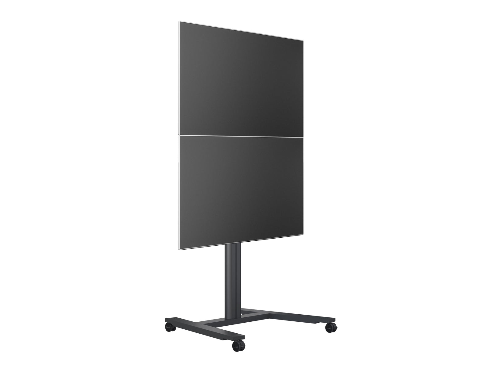 Multibrackets M 210 HD Single Black Mobile Floor Stand for 55"-80" Screens | 7350073735334 Floor Stand Multibrackets