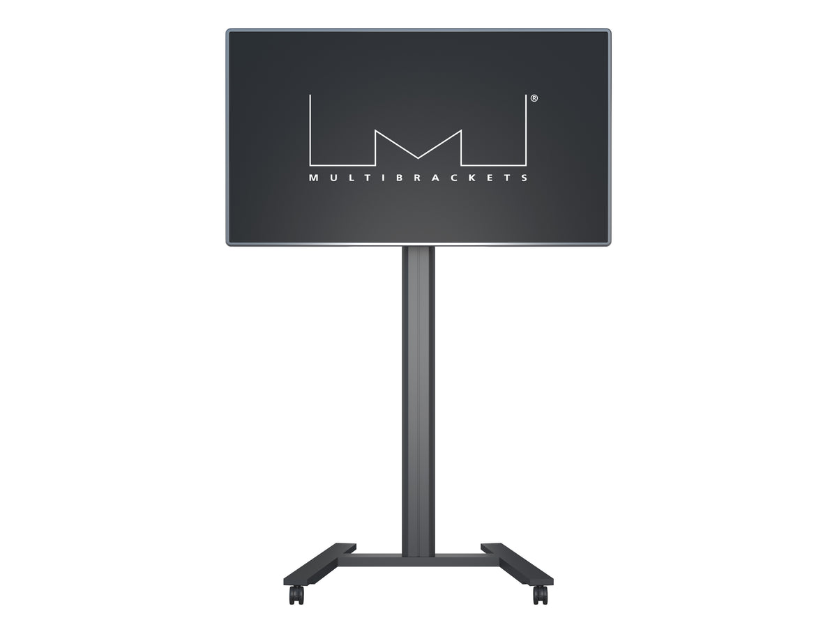 Multibrackets M 210 HD Single Black Mobile Floor Stand for 55"-80" Screens | 7350073735334 Floor Stand Multibrackets