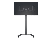 Multibrackets M 210 HD Single Black Mobile Floor Stand for 55"-80" Screens | 7350073735334 Floor Stand Multibrackets