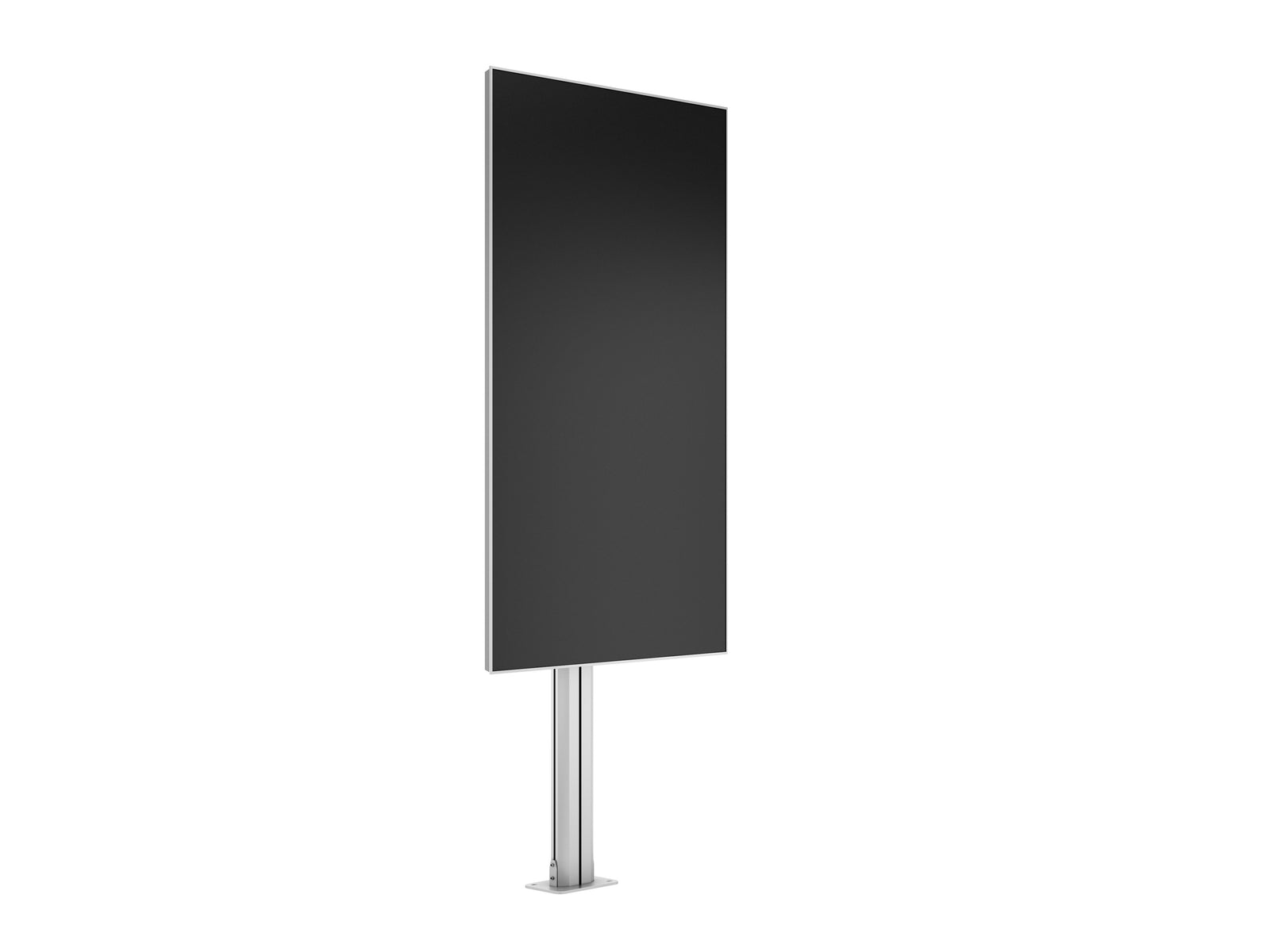 Multibrackets M 210 HD Single Silver Floor Mount Stand for 55"-80" Screens | 7350105212246 Floor Stand Multibrackets