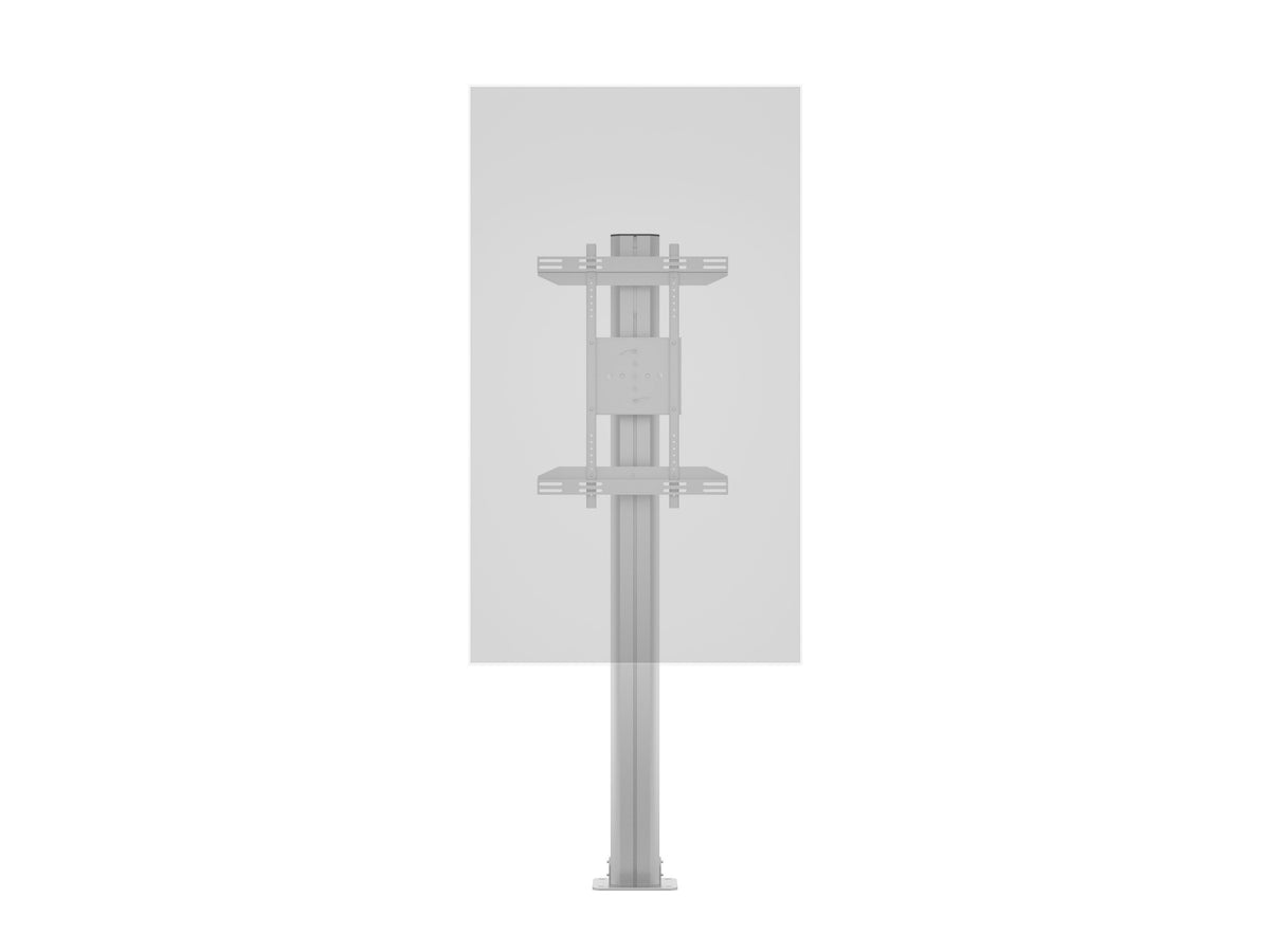 Multibrackets M 210 HD Single Silver Floor Mount Stand for 55"-80" Screens | 7350105212246 Floor Stand Multibrackets
