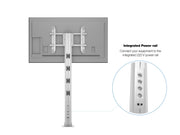 Multibrackets M 210 HD Single Silver Floor Mount Stand for 55"-80" Screens | 7350105212246 Floor Stand Multibrackets