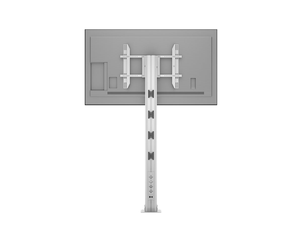 Multibrackets M 210 HD Single Silver Floor Mount Stand for 55"-80" Screens | 7350105212246 Floor Stand Multibrackets
