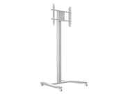 Multibrackets M 210 HD Single Silver Mobile Floor Stand for 55"-80" Screens | 7350073735341 Floor Stand Multibrackets