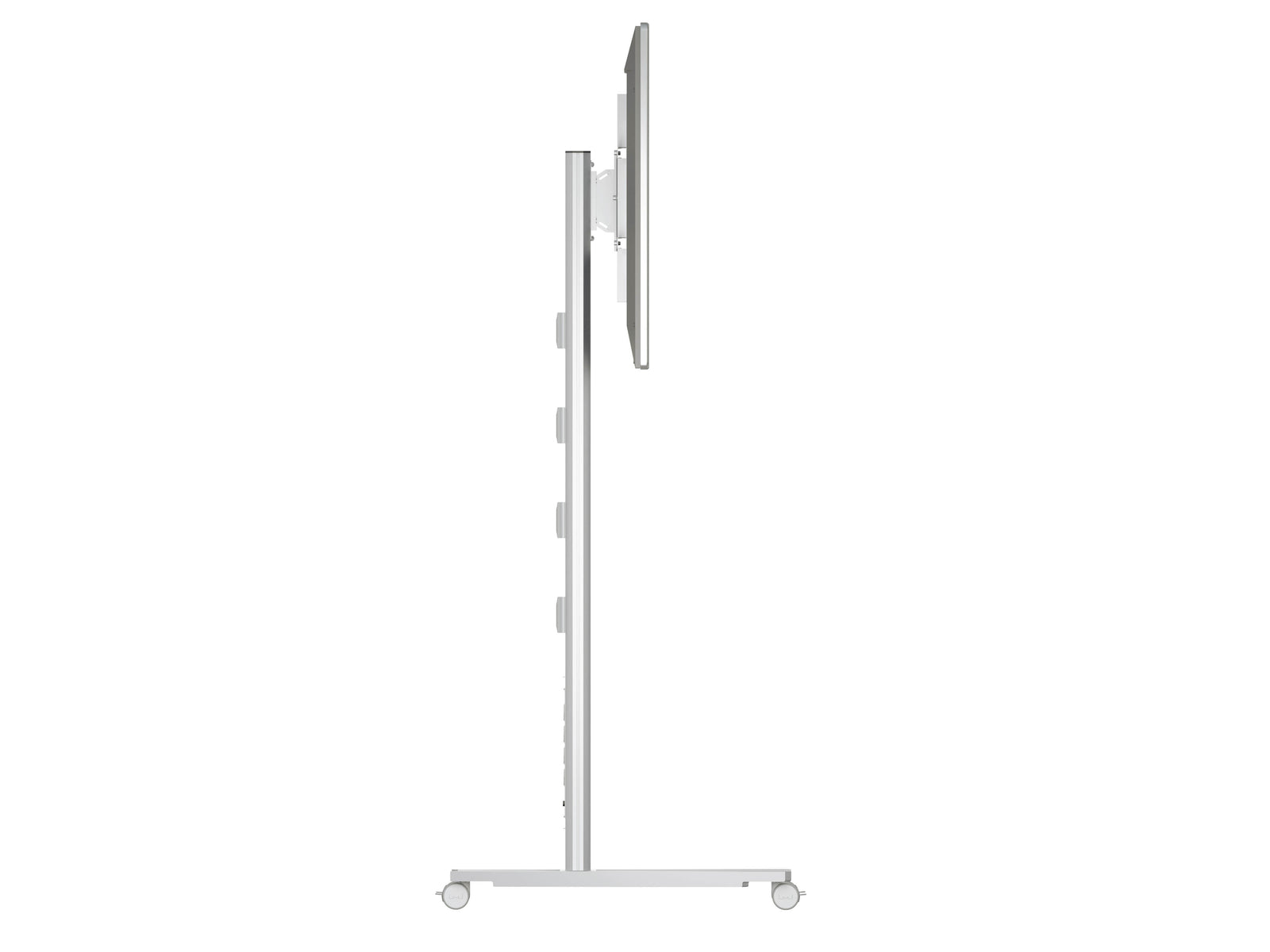 Multibrackets M 210 HD Single Silver Mobile Floor Stand for 55"-80" Screens | 7350073735341 Floor Stand Multibrackets