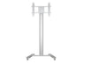 Multibrackets M 210 HD Single Silver Mobile Floor Stand for 55"-80" Screens | 7350073735341