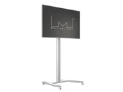 Multibrackets M 210 HD Single Silver Mobile Floor Stand for 55"-80" Screens | 7350073735341 Floor Stand Multibrackets