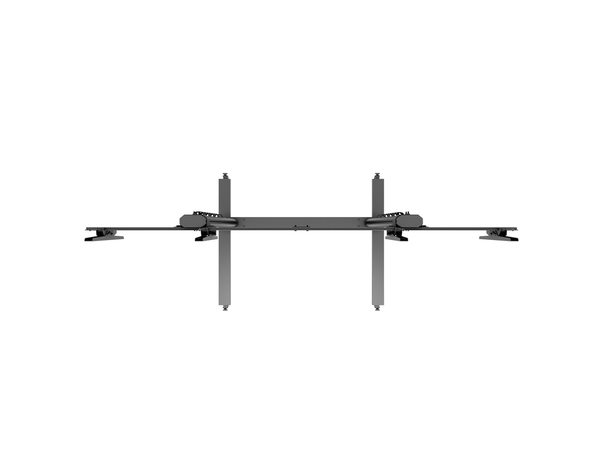 Multibrackets M 210 Triple Pillar Dual Screen Mobile Floor Stand for 50"-77" Screens | 7350073733019 Floor Stand Multibrackets