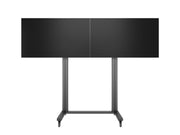 Multibrackets M 210 Triple Pillar Dual Screen Mobile Floor Stand for 50"-77" Screens | 7350073733019 Floor Stand Multibrackets