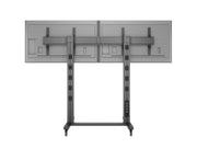 Multibrackets M 210 Triple Pillar Dual Screen Mobile Floor Stand for 50"-77" Screens | 7350073733019 Floor Stand Multibrackets