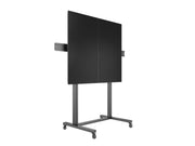 Multibrackets M 210 Triple Pillar Dual Screen Mobile Floor Stand for 50"-77" Screens | 7350073733019 Floor Stand Multibrackets
