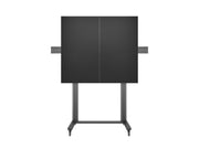 Multibrackets M 210 Triple Pillar Dual Screen Mobile Floor Stand for 50"-77" Screens | 7350073733019 Floor Stand Multibrackets