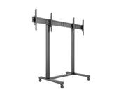 Multibrackets M 210 Triple Pillar Dual Screen Mobile Floor Stand for 50"-77" Screens | 7350073733019 Floor Stand Multibrackets