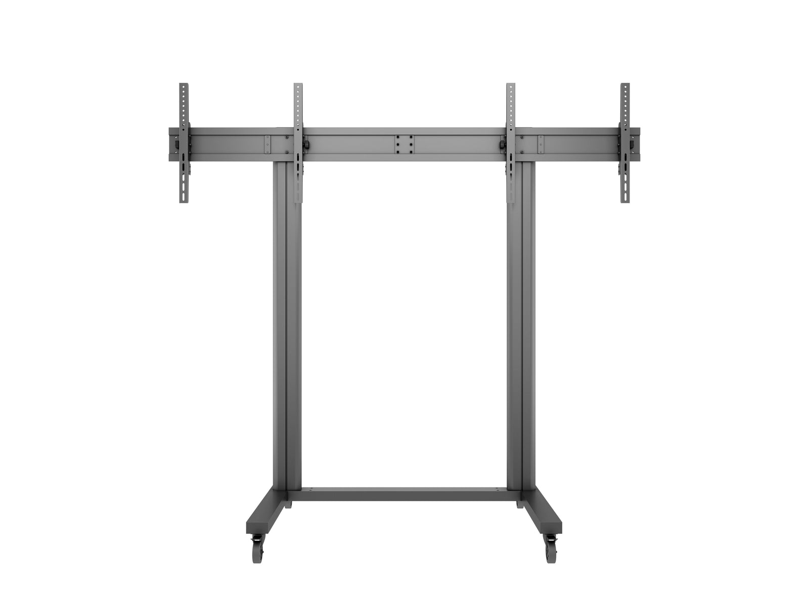 Multibrackets M 210 Triple Pillar Dual Screen Mobile Floor Stand for 50"-77" Screens | 7350073733019 Floor Stand Multibrackets