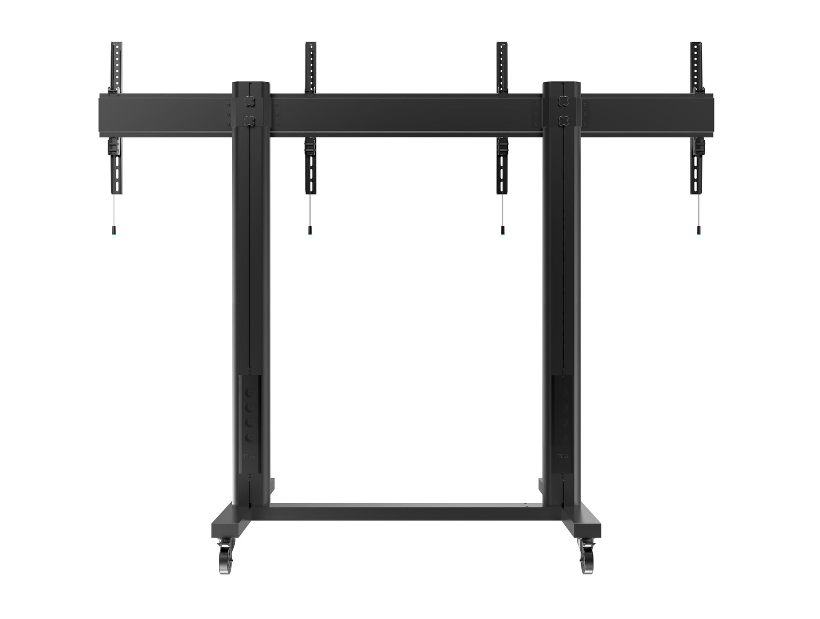 Multibrackets M 210 Triple Pillar Dual Screen Mobile Floor Stand for 50"-77" Screens | 7350073733019 Floor Stand Multibrackets