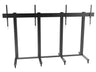 Multibrackets M 210 Triple Pillar Dual Screen Mobile Floor Stand for 70"-110" Screens | 7350073733026