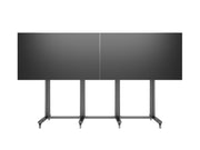 Multibrackets M 210 Triple Pillar Dual Screen Mobile Floor Stand for 70"-110" Screens | 7350073733026 Floor Stand Multibrackets