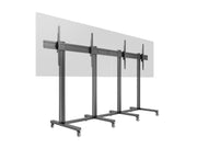 Multibrackets M 210 Triple Pillar Dual Screen Mobile Floor Stand for 70"-110" Screens | 7350073733026 Floor Stand Multibrackets
