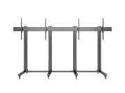 Multibrackets M 210 Triple Pillar Dual Screen Mobile Floor Stand for 70"-110" Screens | 7350073733026 Floor Stand Multibrackets