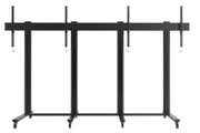 Multibrackets M 210 Triple Pillar Dual Screen Mobile Floor Stand for 70"-110" Screens | 7350073733026 Floor Stand Multibrackets