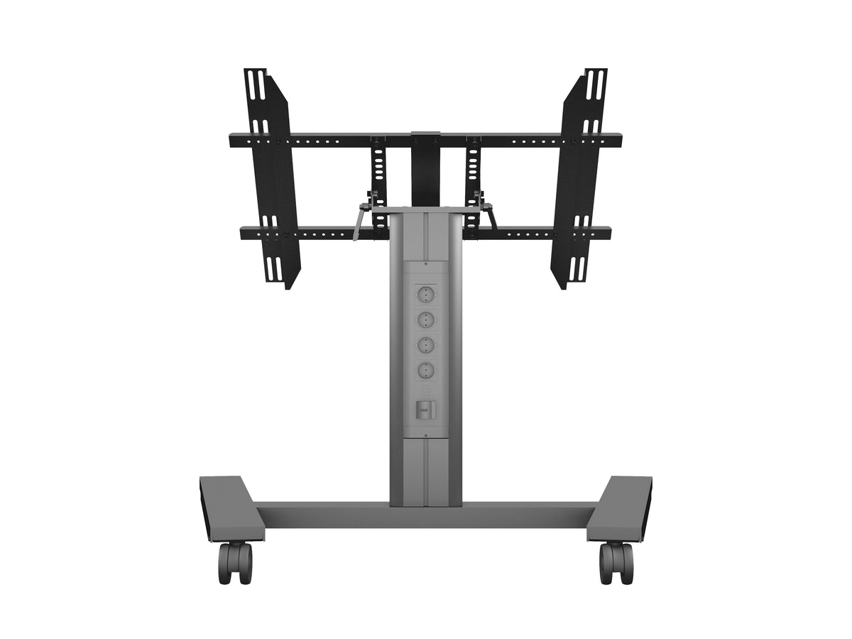 Multibrackets M 80 HD Single Black Mobile Floor Stand for 32"-55" Screens | 7350073736812 Floor Stand Multibrackets