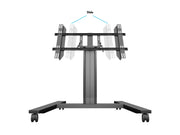 Multibrackets M 80 HD Single Black Mobile Floor Stand for 32"-55" Screens | 7350073736812 Floor Stand Multibrackets