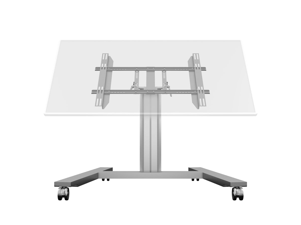 Multibrackets M 80 HD Single Silver Mobile Floor Stand for 32"-55" Screens | 7350073736829 Floor Stand Multibrackets