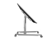 Multibrackets M 80 HD Single Silver Mobile Floor Stand for 32"-55" Screens | 7350073736829 Floor Stand Multibrackets