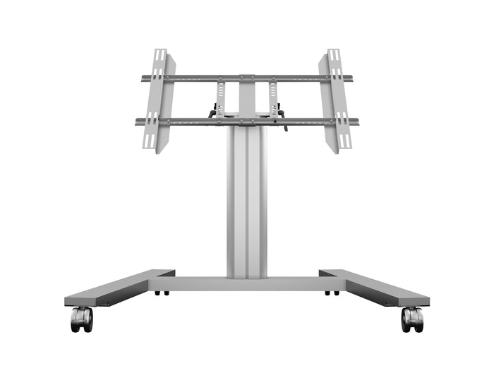 Multibrackets M 80 HD Single Silver Mobile Floor Stand for 32"-55" Screens | 7350073736829 Floor Stand Multibrackets