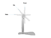 Multibrackets M 80 HD Single Silver Tilt & Table Floor Stand for 32"-55" Screens | 7350073736805 Floor Stand Multibrackets
