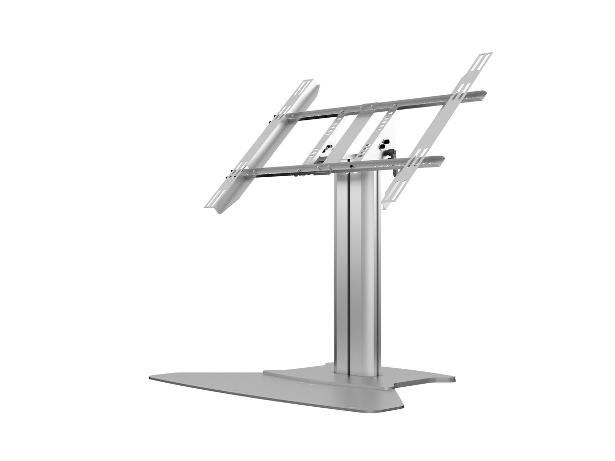 Multibrackets M 80 HD Single Silver Tilt & Table Floor Stand for 32"-55" Screens | 7350073736805 Floor Stand Multibrackets