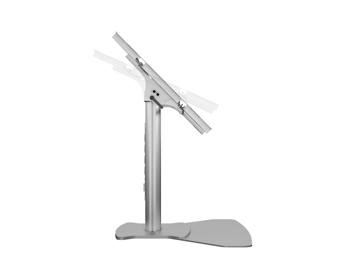 Multibrackets M 80 HD Single Silver Tilt & Table Floor Stand for 32"-55" Screens | 7350073736805 Floor Stand Multibrackets