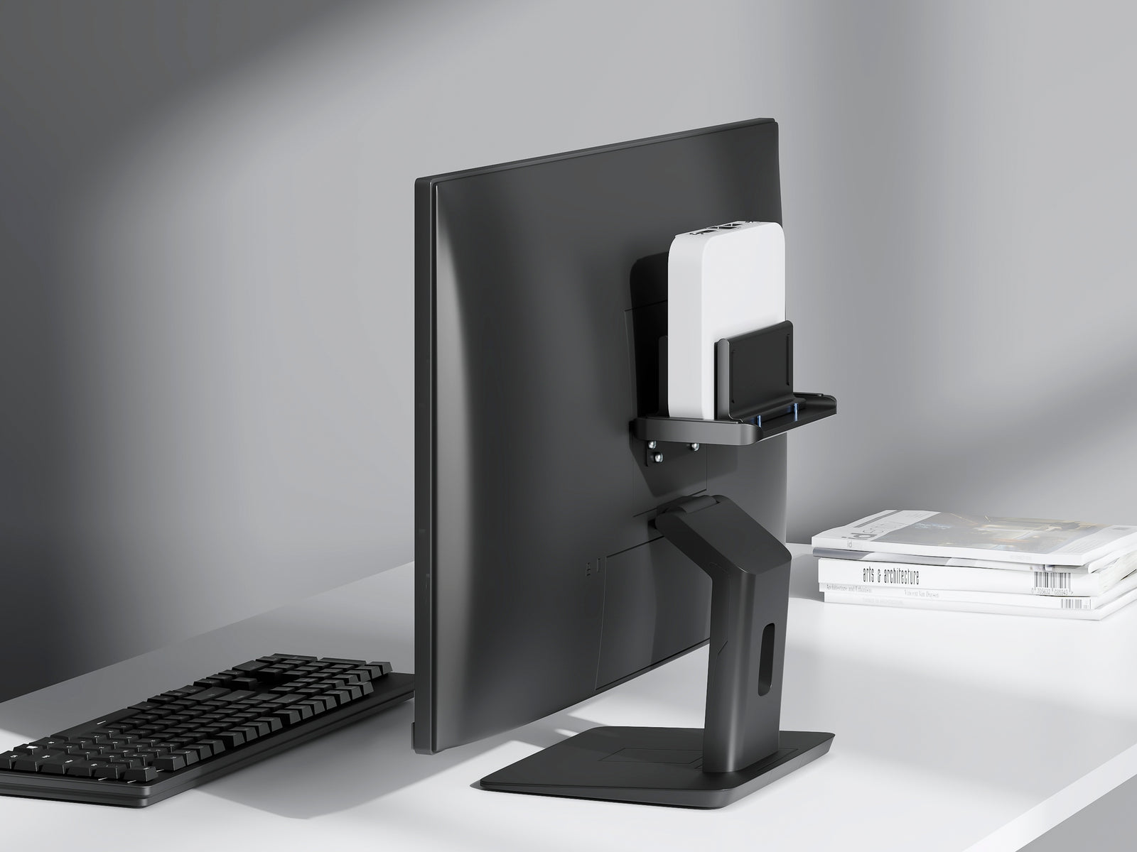 Multibrackets M Adjustable Mini PC & Thin Client Holder Up to 3kg | 7350105214455 Mount Accessories Multibrackets