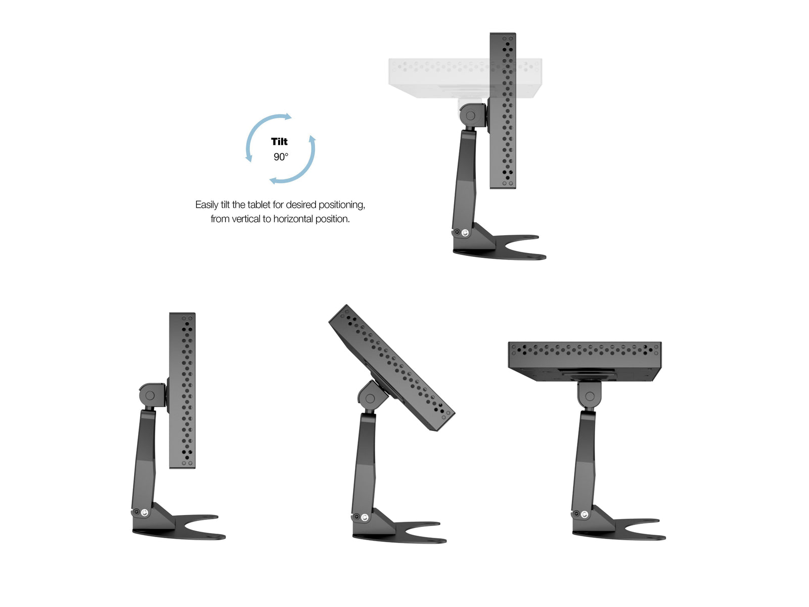 Multibrackets M Adjustable Table Stand for Samsung QB13R & QB13R-T 13" Displays | 7350105212543