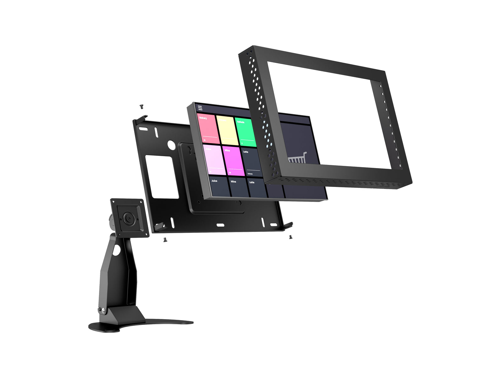Multibrackets M Adjustable Table Stand for Samsung QB13R & QB13R-T 13" Displays | 7350105212543