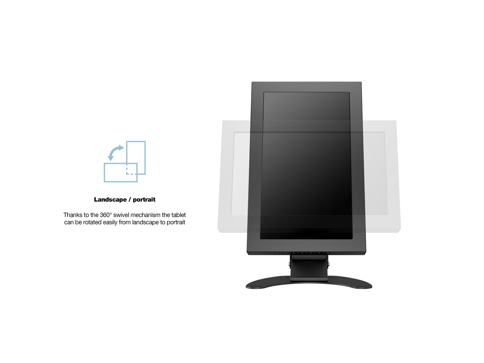 Multibrackets M Adjustable Table Stand for Samsung QB13R & QB13R-T 13" Displays | 7350105212543