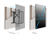 Multibrackets M Articulated Flexarm XL Full Motion Wall Mount for 75"–98" Screens | 7340234812172 Wall Mount Bracket Multibrackets
