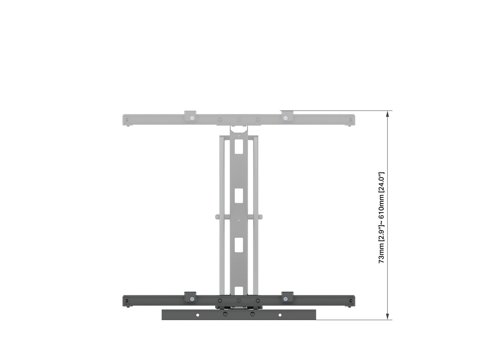 Multibrackets M Articulated Flexarm XL Full Motion Wall Mount for 75"–98" Screens | 7340234812172 Wall Mount Bracket Multibrackets