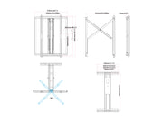 Multibrackets M Articulated Flexarm XL Full Motion Wall Mount for 75"–98" Screens | 7340234812172 Wall Mount Bracket Multibrackets